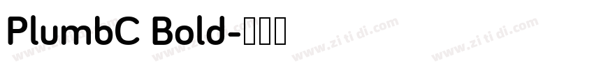 PlumbC Bold字体转换